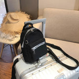 Mini Backpacks for Women Canvas Shoulder Crossbody Bags Fanny Pack