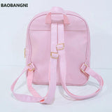 Clear Summer Women Backpack Transparent Student Bags