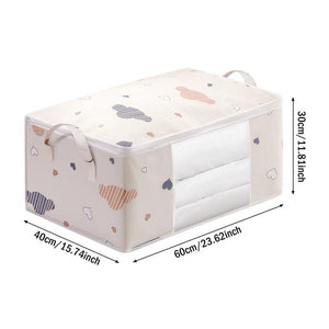 Foldable Storage Bag Quilt Closet Organizer