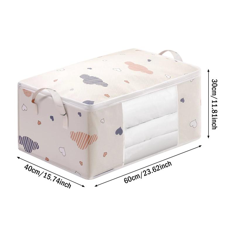 Foldable Storage Bag Quilt Closet Organizer