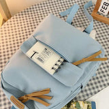 Harajuku High Street All-match School Zipper Backpack Women