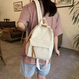 Harajuku High Street All-match School Zipper Backpack Women