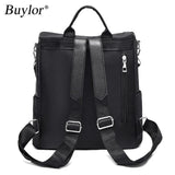 Buylor Women Backpacks Oxford Waterproof Anti-Theft Female Business Bag