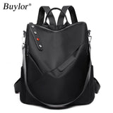 Buylor Women Backpacks Oxford Waterproof Anti-Theft Female Business Bag