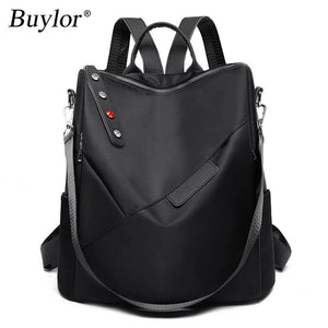 Buylor Women Backpacks Oxford Waterproof Anti-Theft Female Business Bag