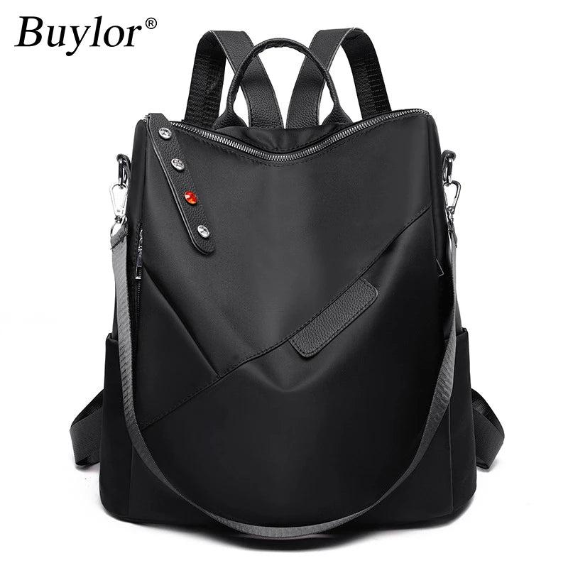 Buylor Women Backpacks Oxford Waterproof Anti-Theft Female Business Bag
