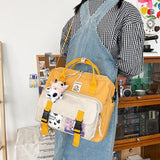 Waterproof Small Backpack for Teenage Girls Student College Schoolbag