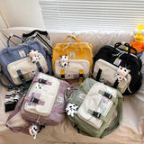 Waterproof Small Backpack for Teenage Girls Student College Schoolbag