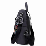 14 inch Laptop Backpack Women Travel Bag Solid School Detachable Shoulder Strap