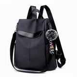 14 inch Laptop Backpack Women Travel Bag Solid School Detachable Shoulder Strap