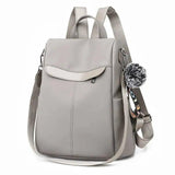 14 inch Laptop Backpack Women Travel Bag Solid School Detachable Shoulder Strap