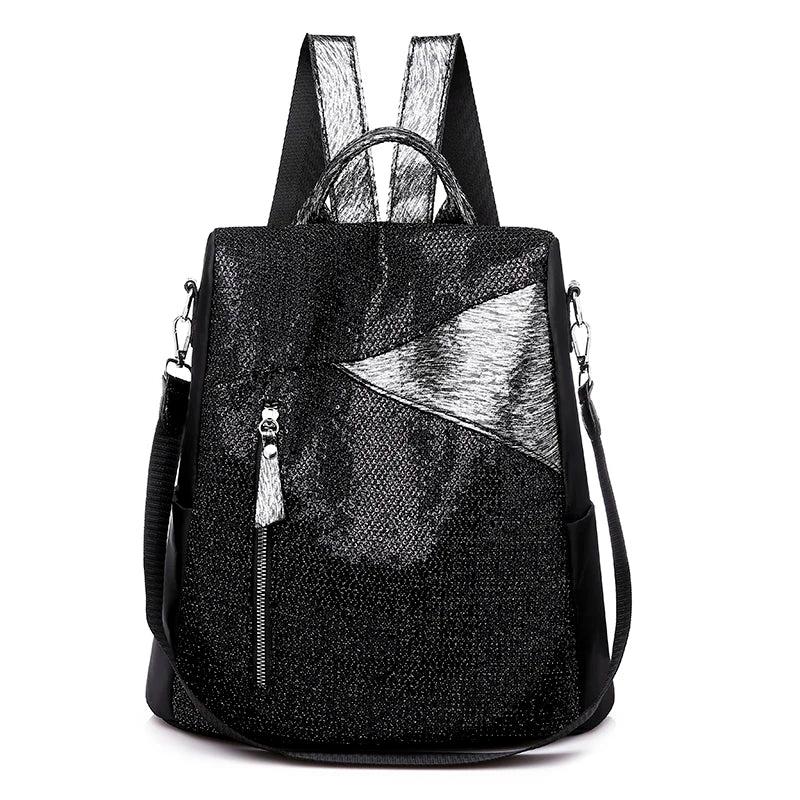 Sequins Backpack Female Travel Rucksack School Shoulder Bag For Girls