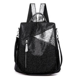 Sequins Backpack Female Travel Rucksack School Shoulder Bag For Girls