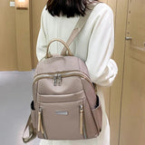 Nylon Waterproof Backpack for Teenage Girls Casual Bagpack Female Bag