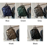 Waterproof Down Cotton School Bags for Women Student Winter Backpack