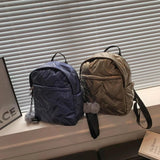 Waterproof Down Cotton School Bags for Women Student Winter Backpack