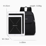 Waterproof Nylon Mini Backpack Small Shopping Bag