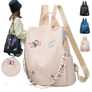 Anti-Theft Women Backpacks Ladies Large Capacity Print Backpack