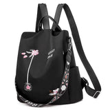 Anti-Theft Women Backpacks Ladies Large Capacity Print Backpack