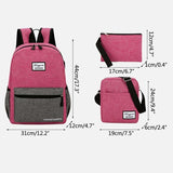 Anti-theft Travel Canvas Backpack Large Capacity Unisex Shoulder Bag