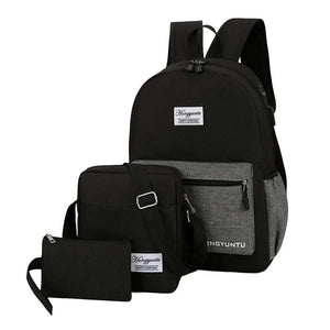 Anti-theft Travel Canvas Backpack Large Capacity Unisex Shoulder Bag