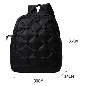 Women Backpack Solid Autumn Winter Backpack Student School Traveling Space
