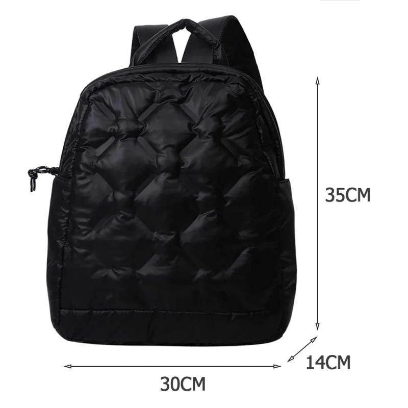 Women Backpack Solid Autumn Winter Backpack Student School Traveling Space