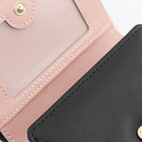 Artificial Leather Underarm Phone Envelope Clutch Bag