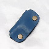 Data Cable Storage Bag Leather Buckle Headphone Cable Winder