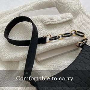 Crescent Saddle Bag Dermatoglyph Women Shoulder Bag