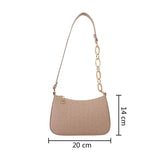 Crescent Saddle Bag Dermatoglyph Women Shoulder Bag
