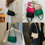 Women Shoulder Bag Subaxillary Bag Advanced Texture Armpit Handbag