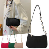 Women Shoulder Bag Subaxillary Bag Advanced Texture Armpit Handbag