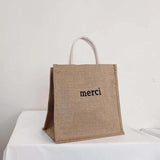 Bohemian Linen Handbag Women's Travel Bag