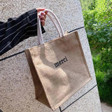Bohemian Linen Handbag Women's Travel Bag