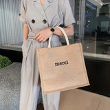 Bohemian Linen Handbag Women's Travel Bag