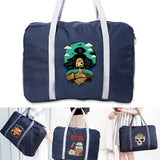 Portable Travel Bag Women Luggage Business Trip Foldable Organizer Japan Pattern