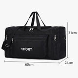 Foldable Portable Travel Bag Exercise Shoulder Bag Large Capacity Hand Luggage