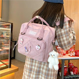Korea Style Backpack Teenage Girls Travel Bag