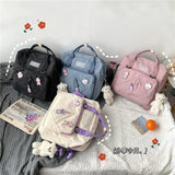 Korea Style Backpack Teenage Girls Travel Bag