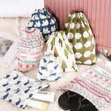 Bohemian Drawstring Cotton Linen Storage Bag