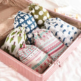 Bohemian Drawstring Cotton Linen Storage Bag
