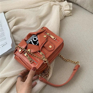 Personalized Locomotive Women's Bag with Chain Strap