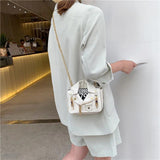 Personalized Locomotive Women's Bag with Chain Strap