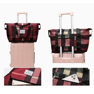 Foldable Travel Bag Sport Tote Gym Handbag Large Capacity Weekender