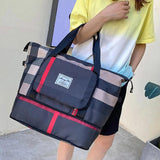 Foldable Travel Bag Sport Tote Gym Handbag Large Capacity Weekender