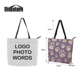 Customized Travel Handbag Tote with Personalized Prints