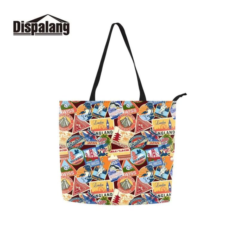 Customized Travel Handbag Tote with Personalized Prints