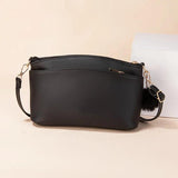 Women's Crossbody Bag Plaid Small Leather Shoulder Bag