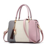 Tassel Patchwork Totes Crossbody Handbag for Women